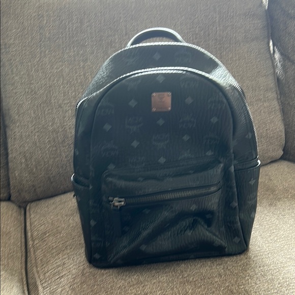 MCM Black Backpack with Iconic Design and Premium Craftsmanship